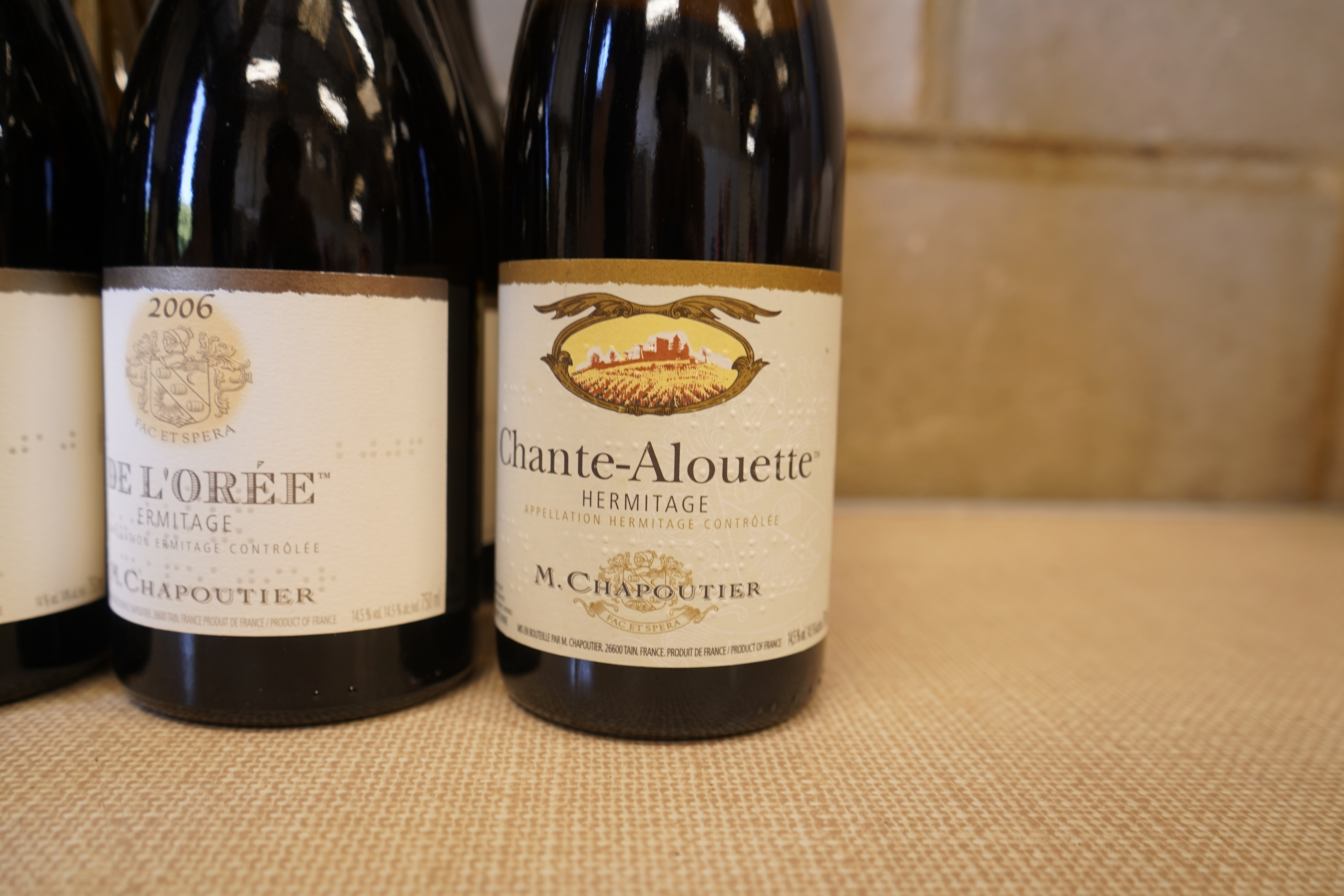 Domaine M. Chapoutier: A mixed parcel of Côtes du Rhône white wine